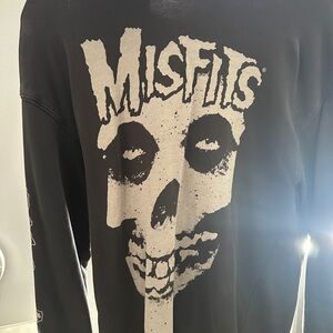Misfits Black Graphic Sweatshirt